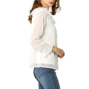 New Elie Tahari White Blouse size 8
